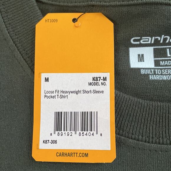 Men’s Carhartt Loose Fit Heavyweight TShirt NWT - Picture 4 of 5